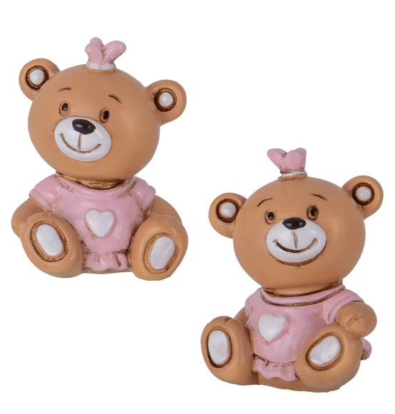 Bomboniera nascita orsetto rosa battesimo bimba novità 2025